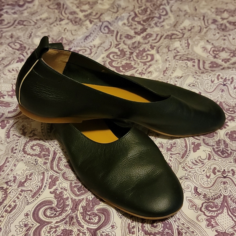 Supple leather flats by Everlane